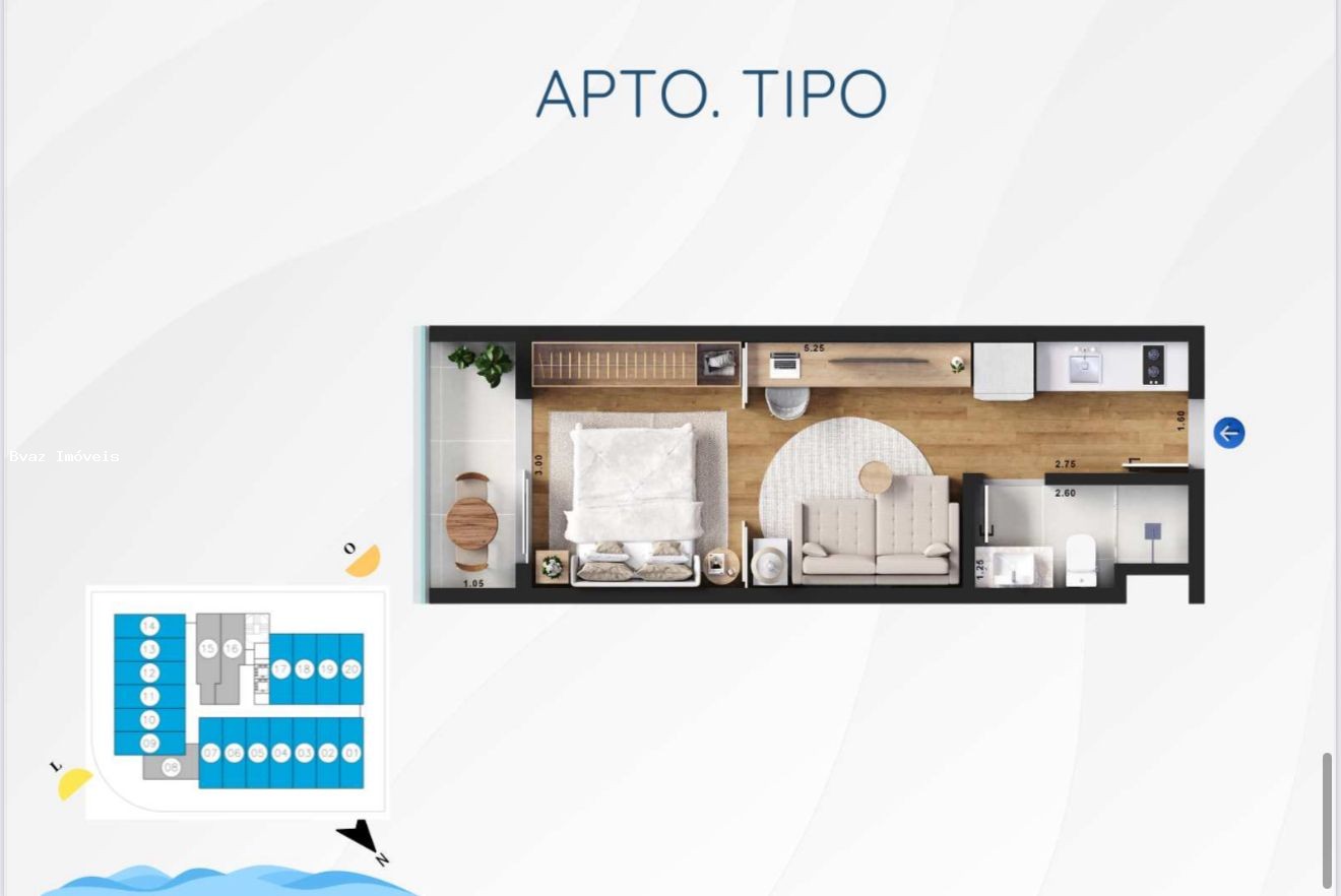 Apartamento, 1 quarto, 30 m² - Foto 18