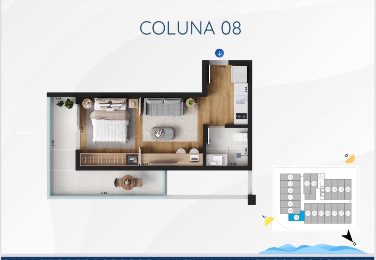 Apartamento, 1 quarto, 30 m² - Foto 19