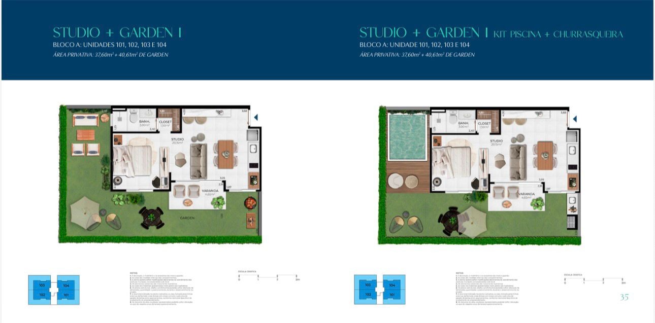 Flat/Apart Hotel, 1 quarto, 42 m² - Foto 14